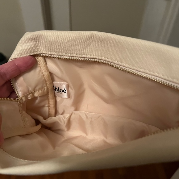 Chloe Cream Make Up Pouch - Picture 3 of 3